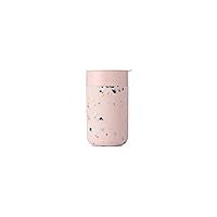 W&P Porter Ceramic Mug w/Protective Silicone Sleeve, Blush 16 Ounces On-the-Go Reusable Cup for Coffee or Tea Portable Dishwasher Safe