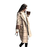 Women's Loose-fitting Fleece Mid-length Coat