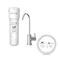 Waterdrop 10UBW-UF 0.01 μm Ultra Filtration Under Sink Water Filter System with KITB 1/4