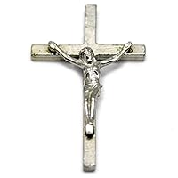 Melody Jane Dollhouse Silver Crucifix Cross Miniature Religious Church 1:12 Accessory
