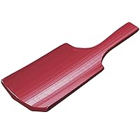 Yamashita Kogei 28899 New Year Supplies, Red W7.5 x D3.0 x H0.6 inches (19 x 7.5 x 1.5 cm), Made in Japan, Painted Bamboo
