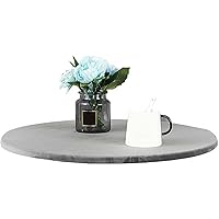 Modern Round Tablecloth - Silver Fox Velvet Table Cloth - Washable Table Cover with Dust-Proof Wrinkle Resistant for Camping, Dining, Outdoor, Park, Patio,J,70cm