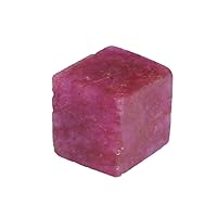 Protection Red Ruby Cube 33.00 Ct Natural Ruby Cube Mineral Specimens Natural Ruby Cube for Jewelry DY-761