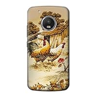 R2181 French Country Chicken Case Cover for Motorola Moto G5 Plus