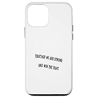 iPhone 12 mini His Fight Against Cancer, White Ribbon, Lung Cancer Case