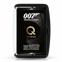 Top Trumps James Bond Gadgets and Vehicles Limited Editions Card Game, Play with Iconic Gadgets and Vehicles Including Aston Martin DBS, Golden Gun and The Q Boat, for Players Aged 12 Plus