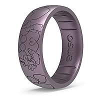 Enso Rings Disney Silicone Ring - Valentine's Day Collection - Comfortable and Flexible Design - Mickey Mouse and Minnie Mouse