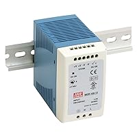MEAN WELL MDR-100-24 AC to DC DIN-Rail Power Supply, 24V, 4 Amp, 96W, 1.5