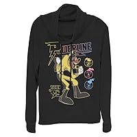 Disney Goofy Movie Powerline Tour Women's Cowl Neck Long Sleeve Knit Top