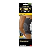 3M Health Care MMM 48189EN Future Active Knit Knee Stabilizer, Small, Gray (Pack of 2)
