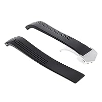 Ewatchparts 22MM RUBBER WATCH BAND STRAP COMPATIBLE WITH TAG HEUER CARRERA MODEL + CLASP BLACK