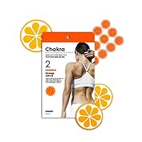 Chakra Aroma Relaxing Color Patch 1Pack (36 Piece) Therapy Yoga Pilates Heat Healing (Orange)
