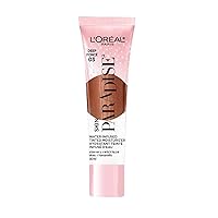 Skin Paradise Water-infused Tinted Moisturizer with Broad Spectrum SPF 19 sunscreen lightweight, natural coverage up to 24h hydration for a fresh, glowing complexion, Deep 03, 1 fl oz