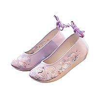 Women Cotton Embroidered Soft Platform Flats Comfortable Autumn Winter Faux Fur Lining Ankle Strap Sneakers Shoes