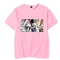 Men's Summer Record of Ragnarok Cartoon Print Fashion T-Shirt Short Sleeve Shirt
