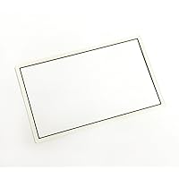 White Top Upper LCD Screen Plastic Cover for Nintendo New 3DS Replacement