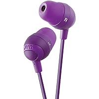 JVC Stereo in-Ear Lightweight Water-Resistant Noise Isolating Headphones (Violet)