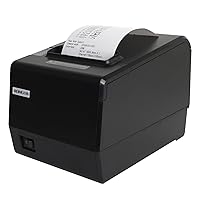 Rongta Kitchen Restaurant POS Printer RP850P, 80mm Thermal Receipts Printer with Auto Cutter, USB Serial Ethernet for ESC/POS, Support Windows/Mac Cash Drawer, No Bluetooth, No Square