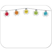 Schoolgirl Style Light Bulb Moments Name Tags—Colorful, Self-Adhesive Name Tags for Back to School, Classroom Field Trips, Labels, Open House, Conferences (40 pc),150084