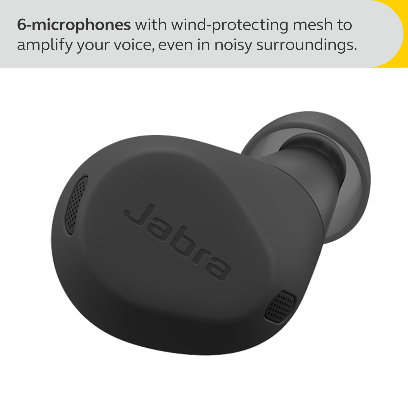 Jabra Elite 8 Active True Wireless Earbuds – Bluetooth Sports Earbuds with Secure in-Ear Fit for All-Day Comfort - Military Grade Durability, Active Noise Cancellation, Dolby Surround Sound–Dark Grey