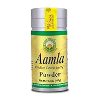 BASIC AYURVEDA Amla Powder | 3.53 Oz 100g | Organic Indian Gooseberry | Raw Amalaki Supplement | Natural Source of Vitamin C | Immune Support