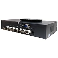4-Channel Picture-in-Picture BNC Video to VGA Converter Switcher