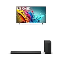 LG 65-Inch Class QNED85T Series LED Smart TV 4K Processor Flat Screen with Magic Remote AI-Powered with Alexa Built-in (65QNED85TUA, 2024), 3.1.1 ch. Sound Bar with Dolby Atmos
