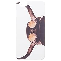 Retro motorcycle helmet with bull long horns. cell phone cover case iPhone5
