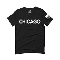 City of Chicago Classic Design Illinois for Men T Shirt