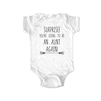 Surprise You're Going to be an Aunt Again - Sister Baby Birth Pregnancy Announcement Bodysuit