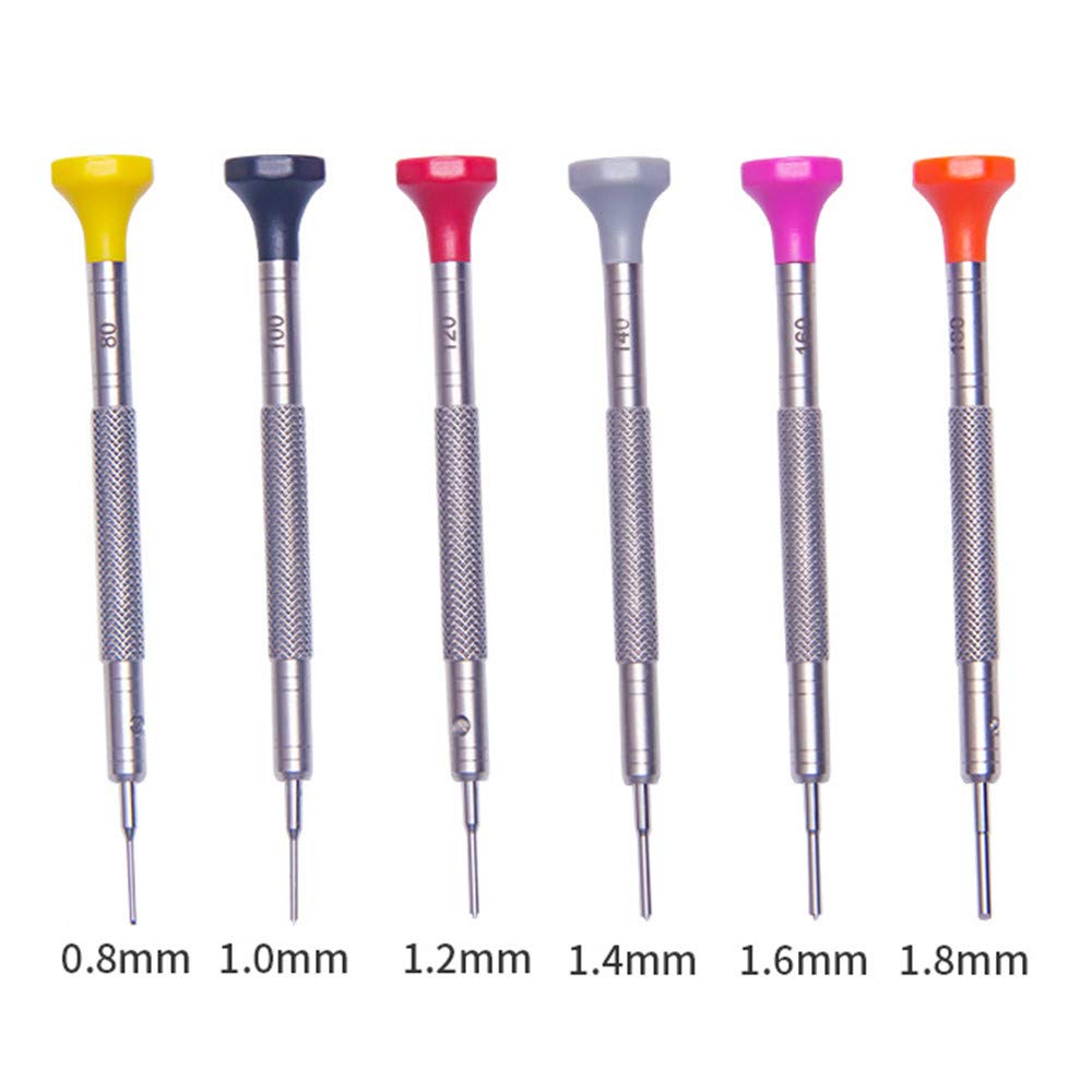 0.8mm-1.8mm Right Angle Watch Screwdriver for Rolex/Tudor watchband Screw Tube(Perfect fit)
