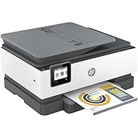 OfficeJet Pro 8025e Wireless Color All-in-One Printer with bonus 6 free months Instant Ink with HP+ (1K7K3A), Gray