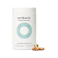 NutrafoI Women's Balance Hair Growth Supplements, Designed Specifically for Women Aged 45 and Over, Clinically Proven to Enhance Hair Thickness and Scalp Coverage - 1 Month Supply