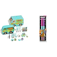 wet n wild Scooby Doo Limited Edition PR Box- Makeup Set with Brushes, and Palettes & Scooby Doo Collection Damsels Not In Distress 2-Piece Retractable Eyeliner Set
