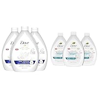 Dove Advanced Care Hand Wash Deep Moisture Pack of 3 for Soft, Smooth Skin & Antibacterial Hand Wash Care & Protect Pack of 3 Protects Skin from Dryness, Moisturizers