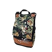 Ken Onishi B42 Backpack B42-40 Embroidered Canvas x Synthetic Leather Backpack, Tiger