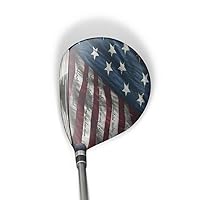 Fairway Wood and Hybrid Skin - Premium Precut Vinyl Golf Head Wrap - Easy to Install - Knife-Less Tape Included - Made in USA - Patriotic