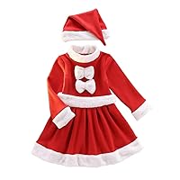 Dressy Daisy Christmas Santa Dress Outfit Xmas Gift for Toddles & Little Girls