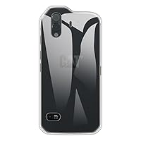 for CAT S61 Case, Soft TPU Back Cover Shockproof Silicone Bumper Anti-Fingerprints Full-Body Protective Case Cover for CAT S61 (5.2 Inch) (Transparent)