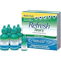 Refresh Tears Lubricant Eye Drops 4x15 ml, 1x5 ml Multipack (Extra Protective Seal Added Guaranteed)