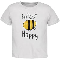 Honey Bee Bees Bee Happy Toddler T Shirt