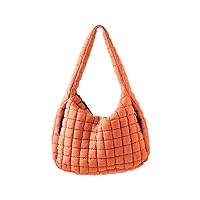Puffer Tote Bag for Women, Quilted Crossbody Bag Oversized Padding Shoulder Bag Puffy Hoho Bag Trendy Tote Bag 2024