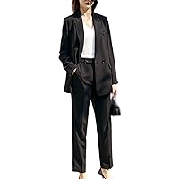 Spring Suit Jacket Women's Casual High Waist Loose Nine-Point Pants Office Worker Suit Jacket with Belt Design