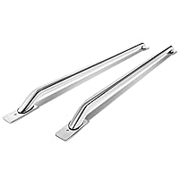 Auto Dynasty Pair of Stainless Steel Chrome Truck Side Bar Rail Compatible with 99-07 Chevy Silverado/GMC Sierra 6.5Ft Short Bed
