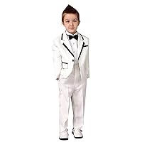 Boys' Notch Lapel Suit Two Pieces One Button Prom Party Wedding