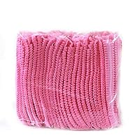 Disposable cap,Mob Caps,Hair Net Cap,100pcs,elastic Free Size,for Cosmetics, Beauty, Kitchen, Cooking, Home Industries, Hospital (Pink)