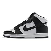 Nike DD1399-105 Dunk HI Retro Men's Casual Shoes, WHITE/BLACK-TOTAL ORANGE
