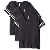 AquaGuard Women's Curvy Football Premium Jersey T-Shirt-3 Pack