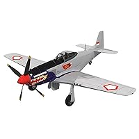 Paper P-51D Mustang Fighter, 1:33 Paper Model Simulation Fighter Military Science Exhibition Model (Unassembled Kit) Model Collection