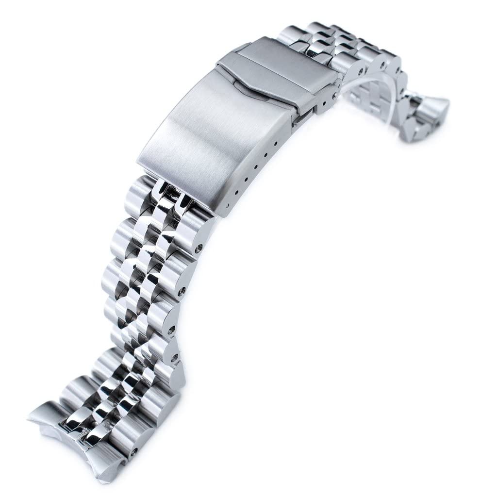 Mua 22mm Metal Watch Band, Stainless Steel, ANGUS Jubilee Bracelet, V-Clasp  for Seiko 5 Sports, SBSA001, SBSA003, SBSA005, etc trên Amazon Nhật chính  hãng 2023 | Giaonhan247